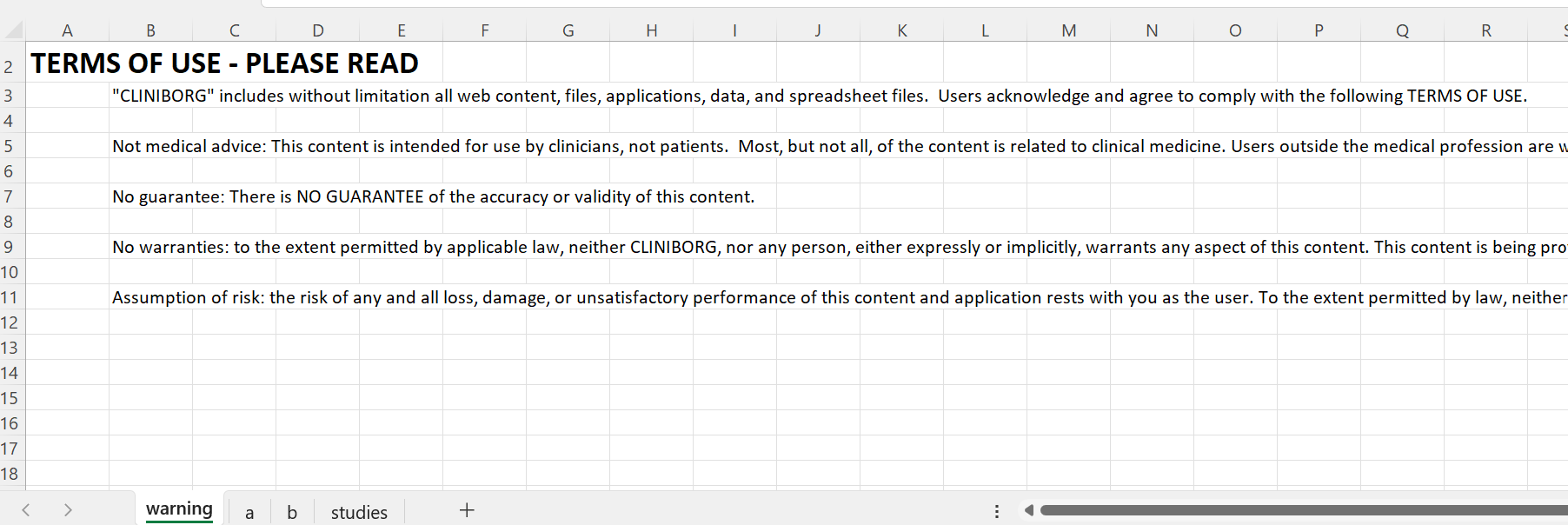 opening sheet